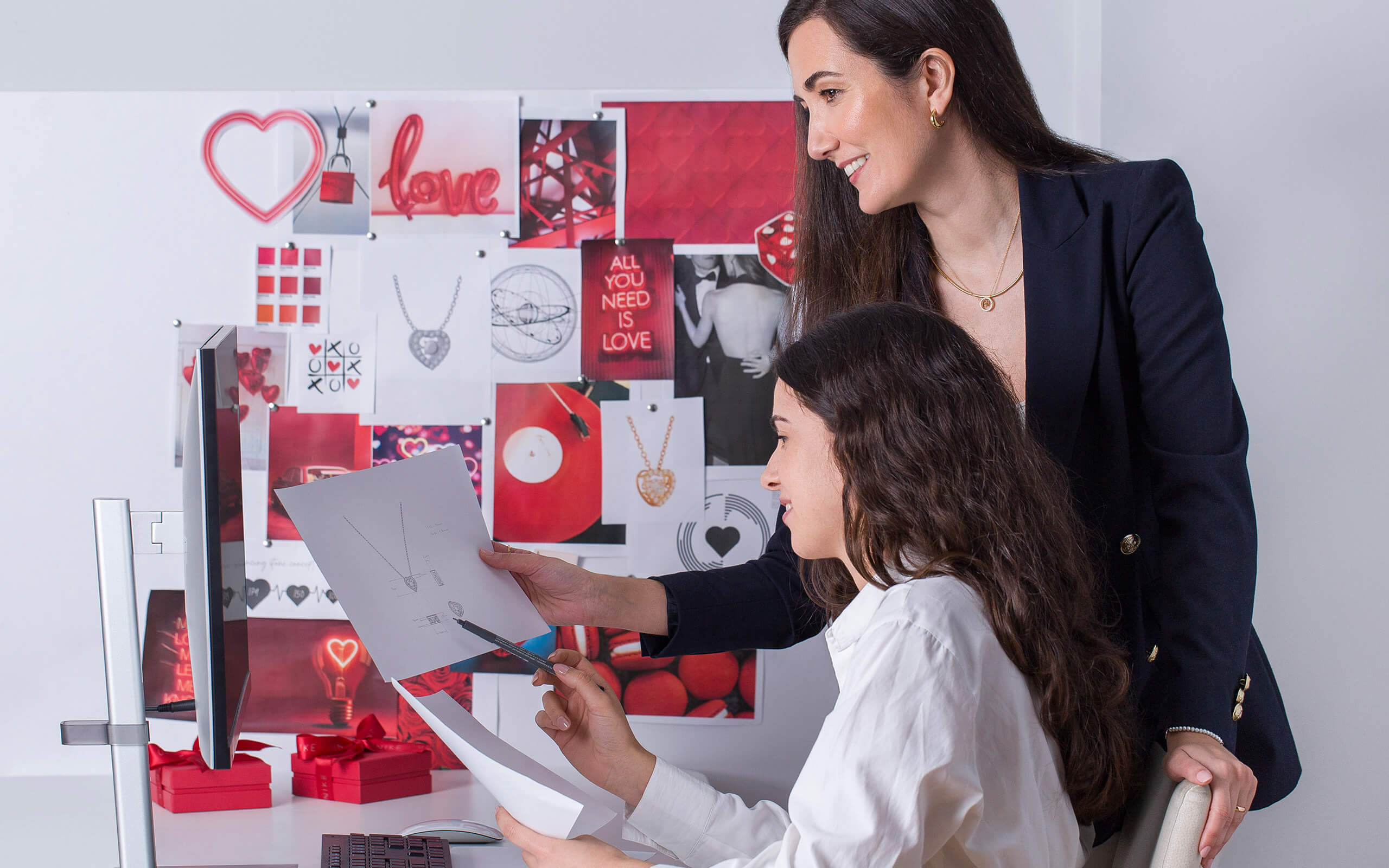 Processo de criação das joias de presente para dia dos namorados