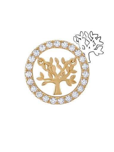 Inspirado en el conocimiento y la familia. El símbolo del árbol cobra vida en el diseño UNIKE. Collar con el brillo de las circonitas engastadas en círculo envuelve este elemento atemporal, haciendo cada detalle aún más especial.