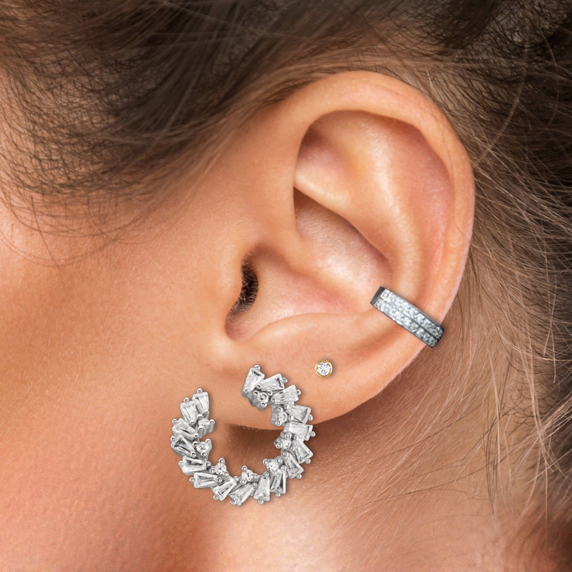 Classy Baguette Earrings