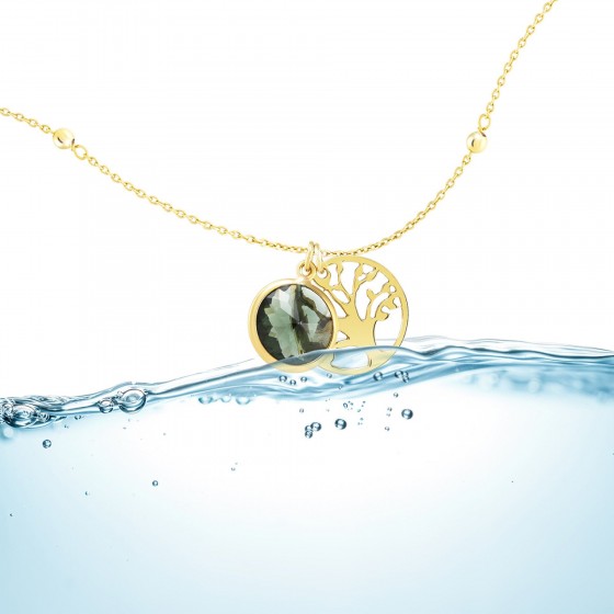 Fun Green Tree of Life Necklace
