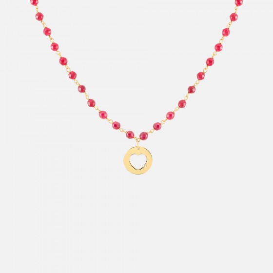 Fun Red Heart Necklace