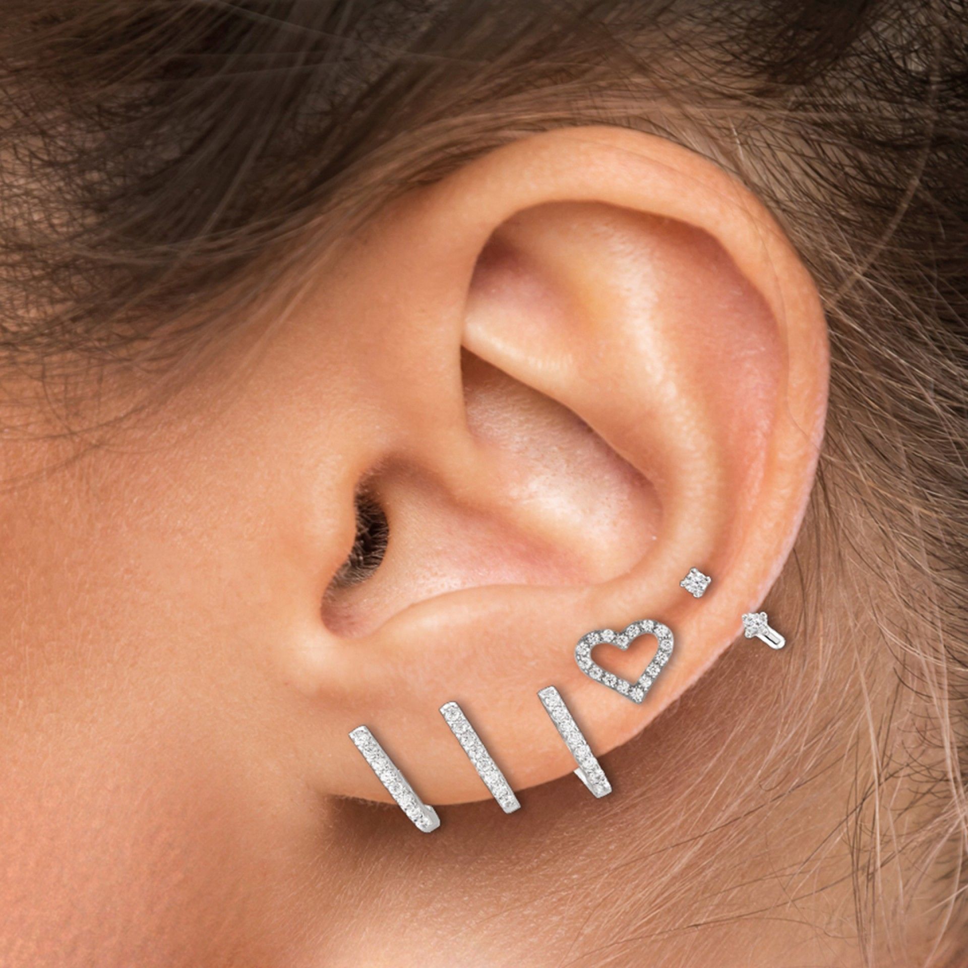 Pendientes Classy Heart