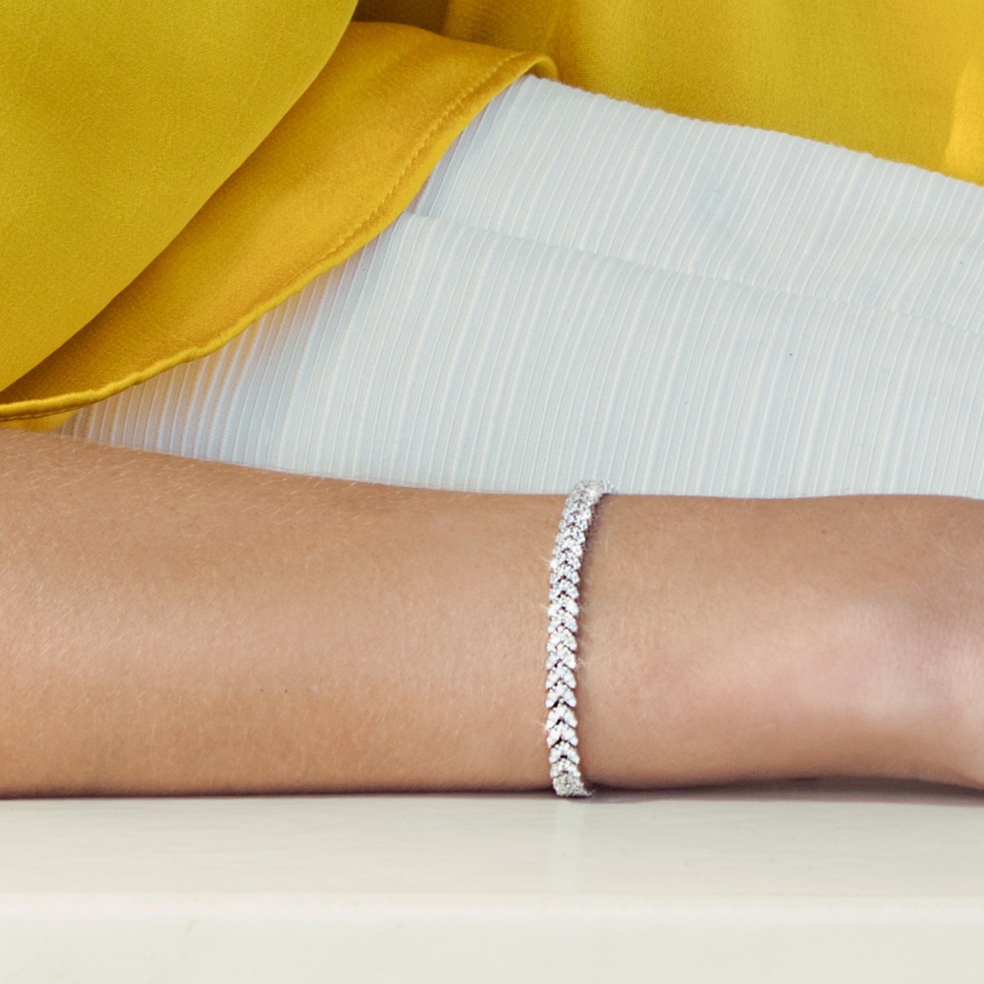 Pulsera Classy Shiny Leaf