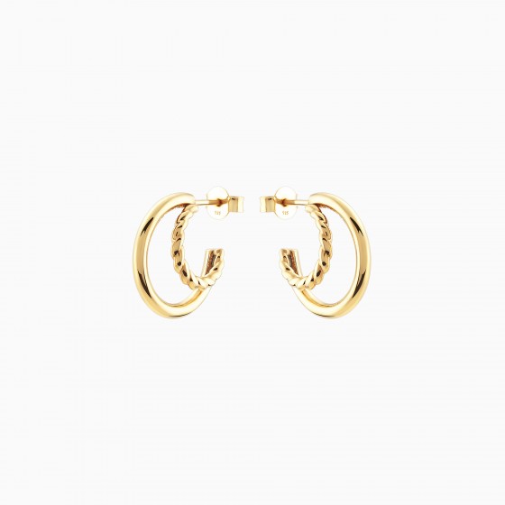 Matchy Two Lines Hoops
