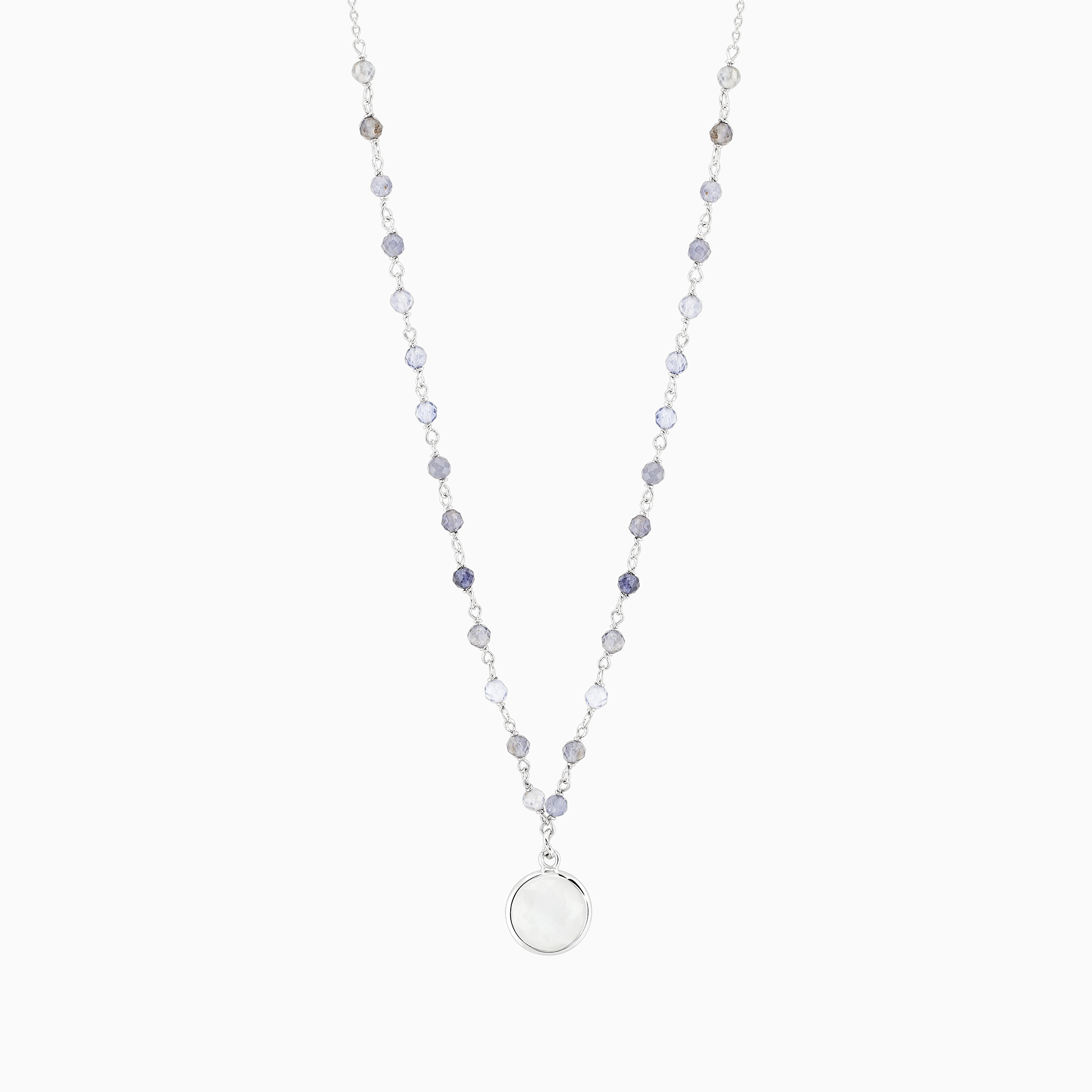 Fun Blue Sky Stone Necklace