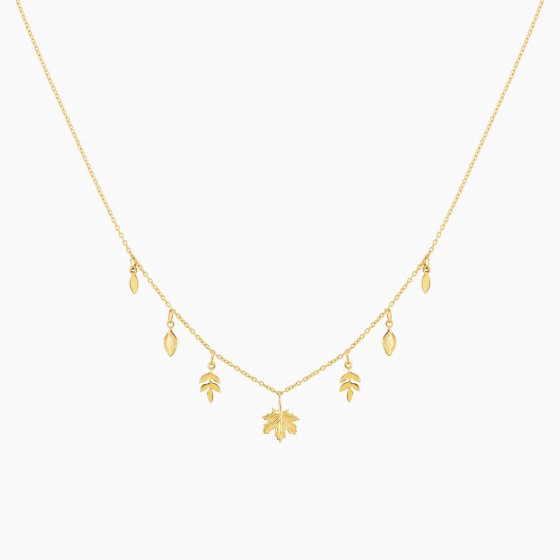 Fun Leaves Necklace