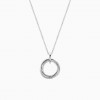 Classy Black Circle Necklace