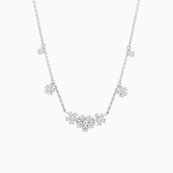 Matchy Multiple Flowers Necklace