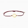 Pulseira Fun String Burgundy Heart