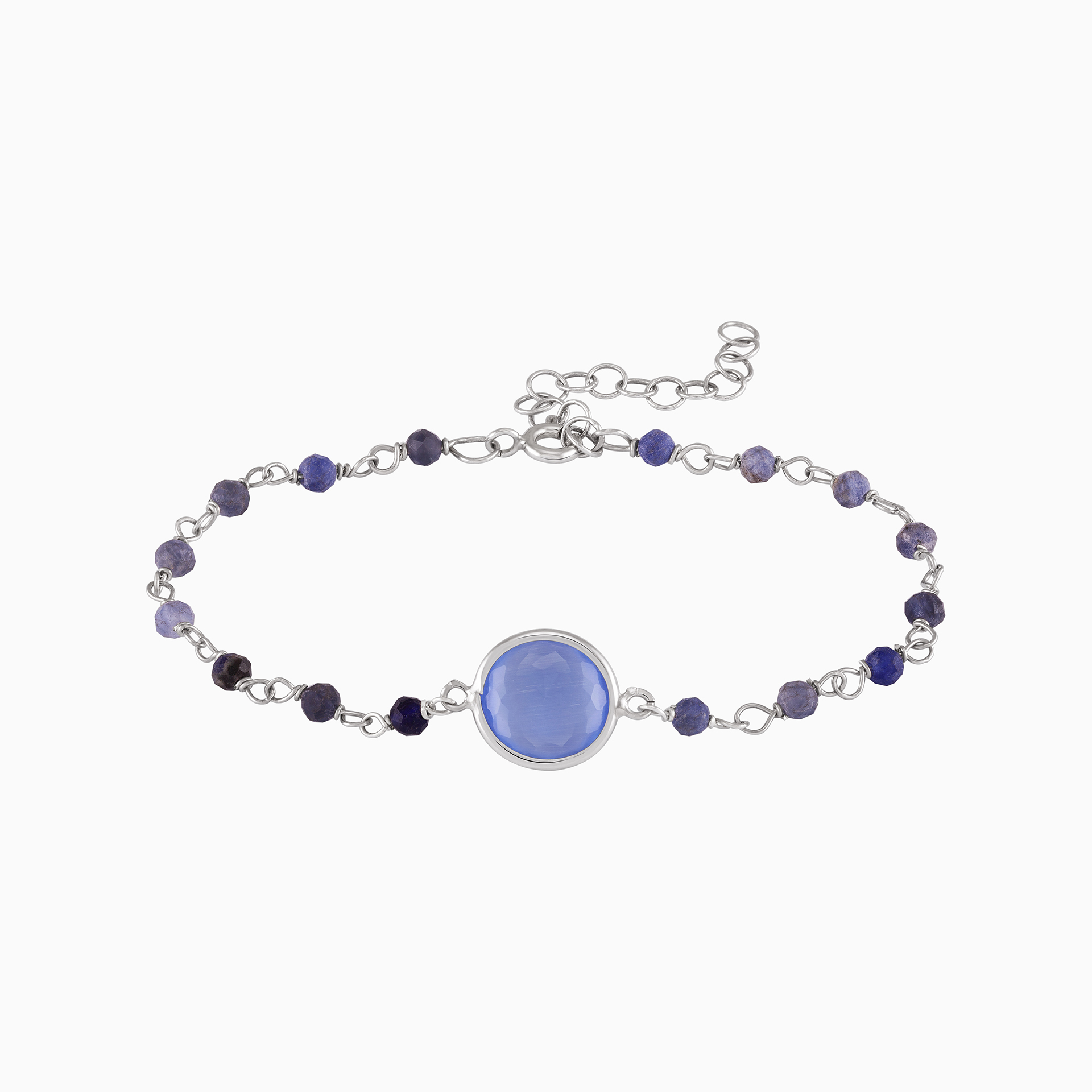Pulseira Fun Blue Medium Stone