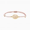 Fun String Pink Big Stone Bracelet