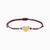 Pulsera Fun String Burgundy Heart