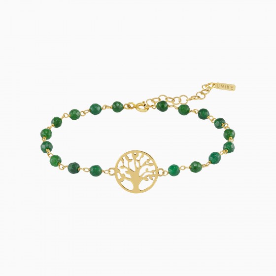 Fun Green Tree of Life Bracelet