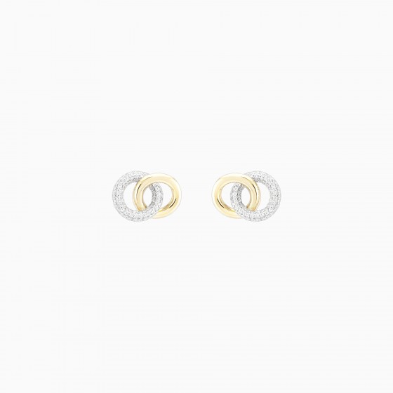 Brincos Classy Two Circles