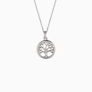 Classy Medal Tree of Life Necklace