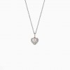 Classy Heart Pearl Necklace