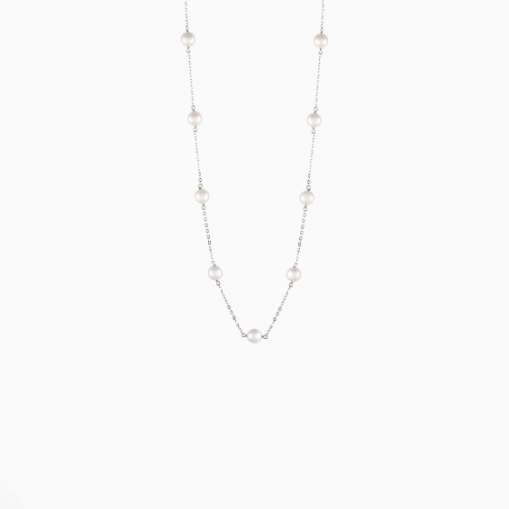 Classy Pearls Chain Necklace