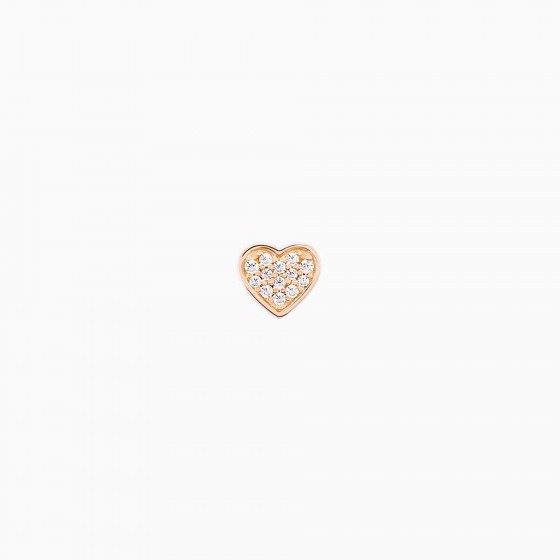 Matchy Heart Gold Earring