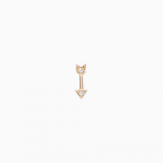 Matchy Arrow Gold Earring