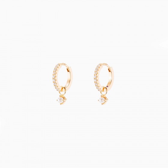 Argolas Mia Rose Shiny Gold