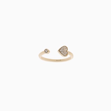 Matchy Heart Gold Ring