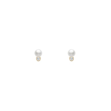 Pearls Gold Earrings