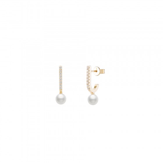 Pearls Shiny Gold II Earrings