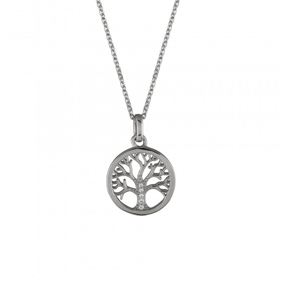 Classy Medal Tree of Life Necklace