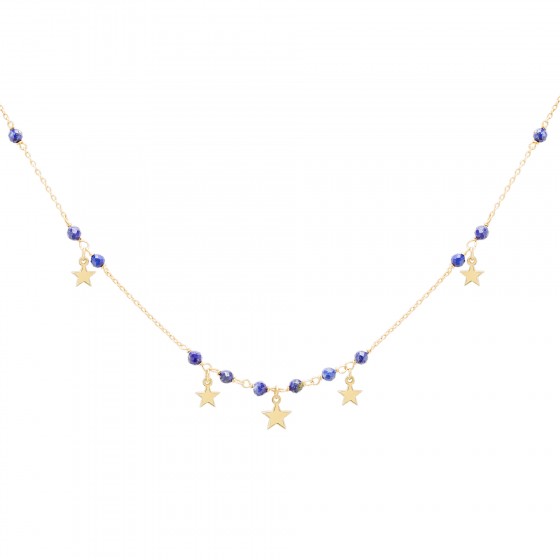 Winter Star and Beads Necklace