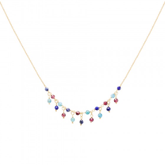 Winter Colorful Beads Necklace