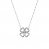 Classy Flip Me Clover Necklace