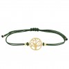 Fun String Green Tree of Life Bracelet