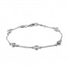 Classy Multiple Heart Solitaire Bracelet