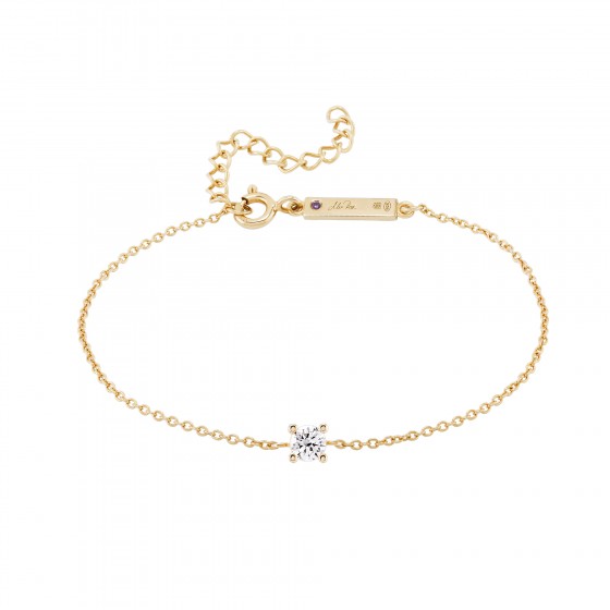 Pulseira Mia Rose Solitaire Gold
