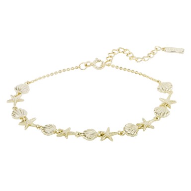 Pulseira Fun Star Shell Gold