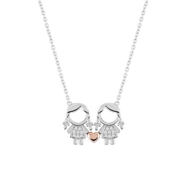 Mum Girl & Girl Necklace