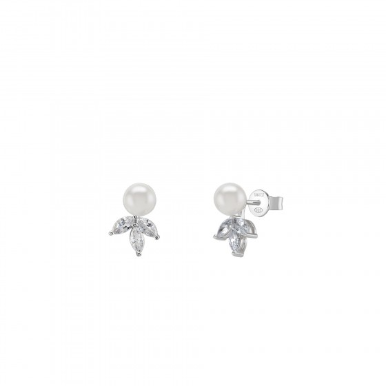Brincos Classy Pearl Petals