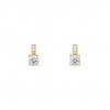 Classy Cz Golden Earrings