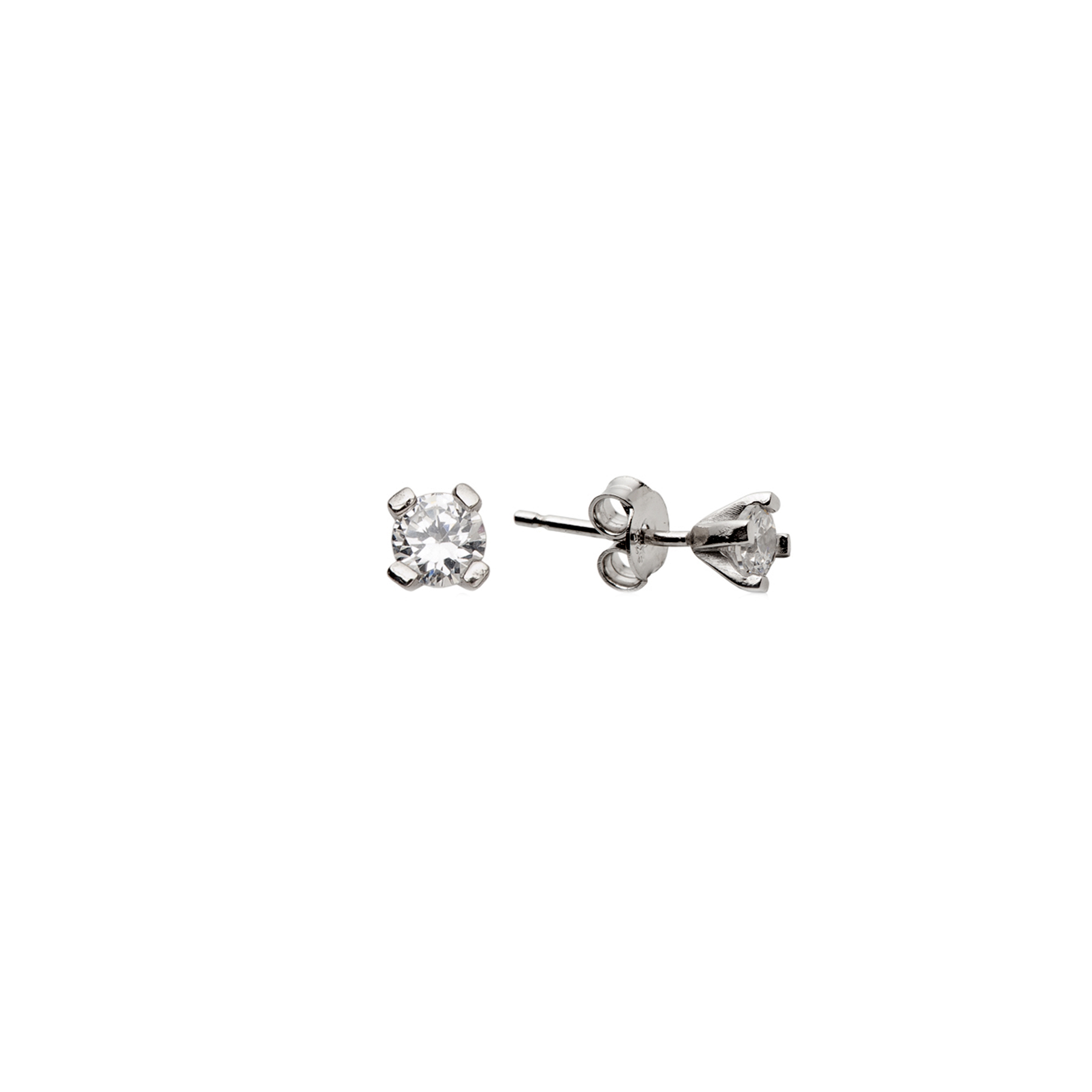 Pendientes Classy Solitaire