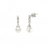 Classy Pearl Three Elements Earrings