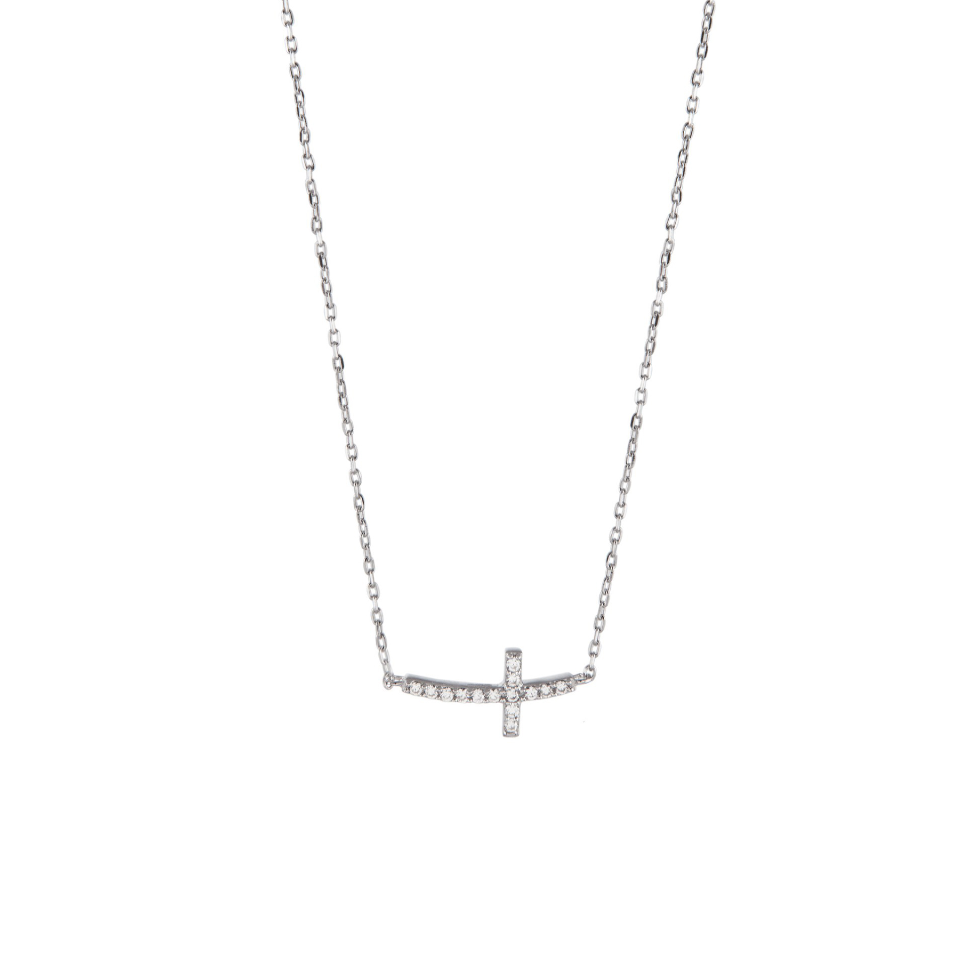 Colar Classy Design Cross