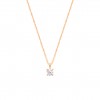 Collar Mia Rose Solitaire Golden