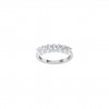 Glow Multiple Solitaire Silver Ring