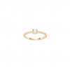 Anel Classy Solitaire Golden