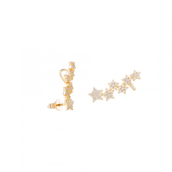 Matchy Star Gold Earrings