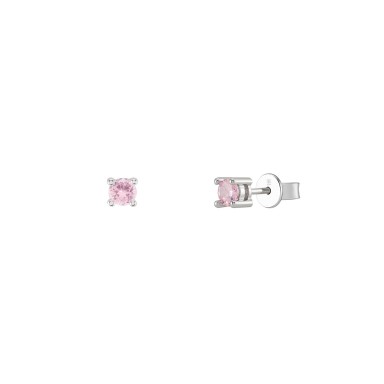 Tornilhos Matchy Color Solitaire Pink Silver