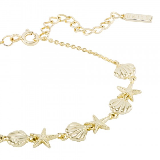 Fun Star Shell Gold  Bracelet