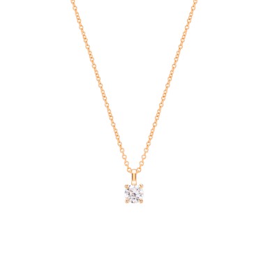 Colar Classy Solitaire Gold