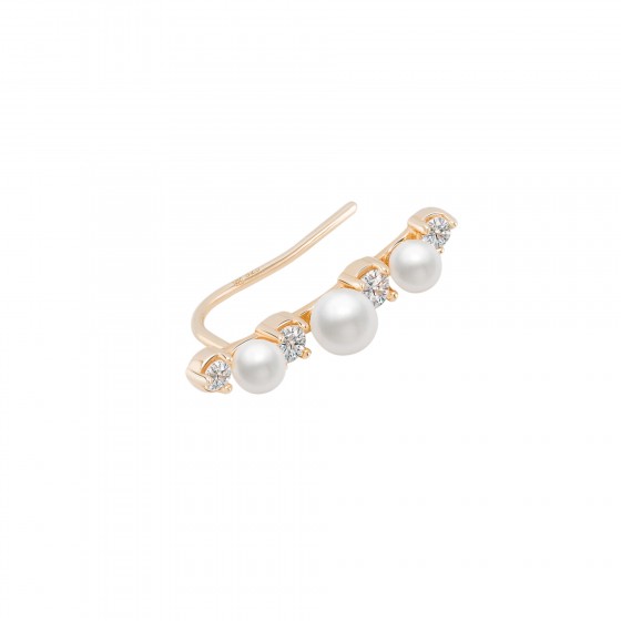 Pearls Shiny Gold III Earrings