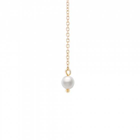 Pearls Y Gold Necklace